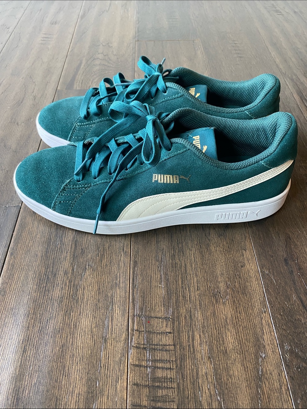 Puma Suede Varsity Green Sneakers Mens Sz 11 Classic